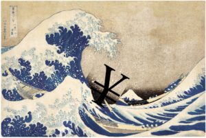 hokusai wave yen